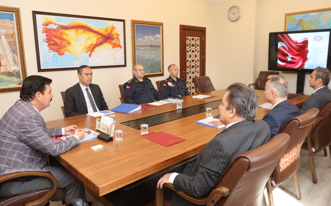 Burdur'da Seçim Güvenliği Toplantısı Yapıldı