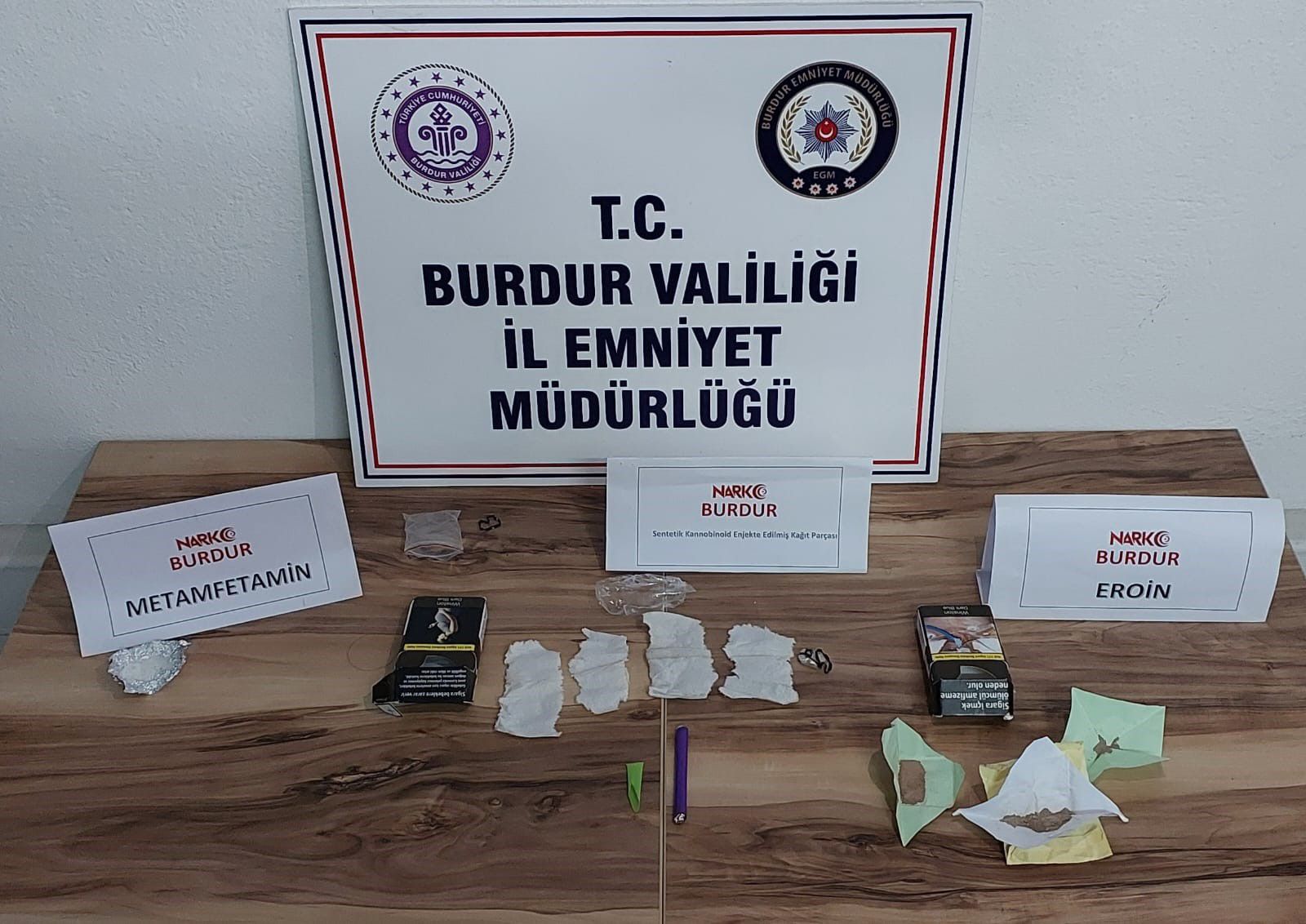 BURDUR'DA UYUŞTURUCU OPERASYONU