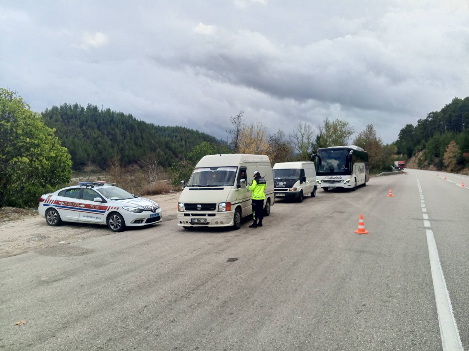 Kolluk Birimleri Tarafından Trafik Denetimi Gerçekleştirildi