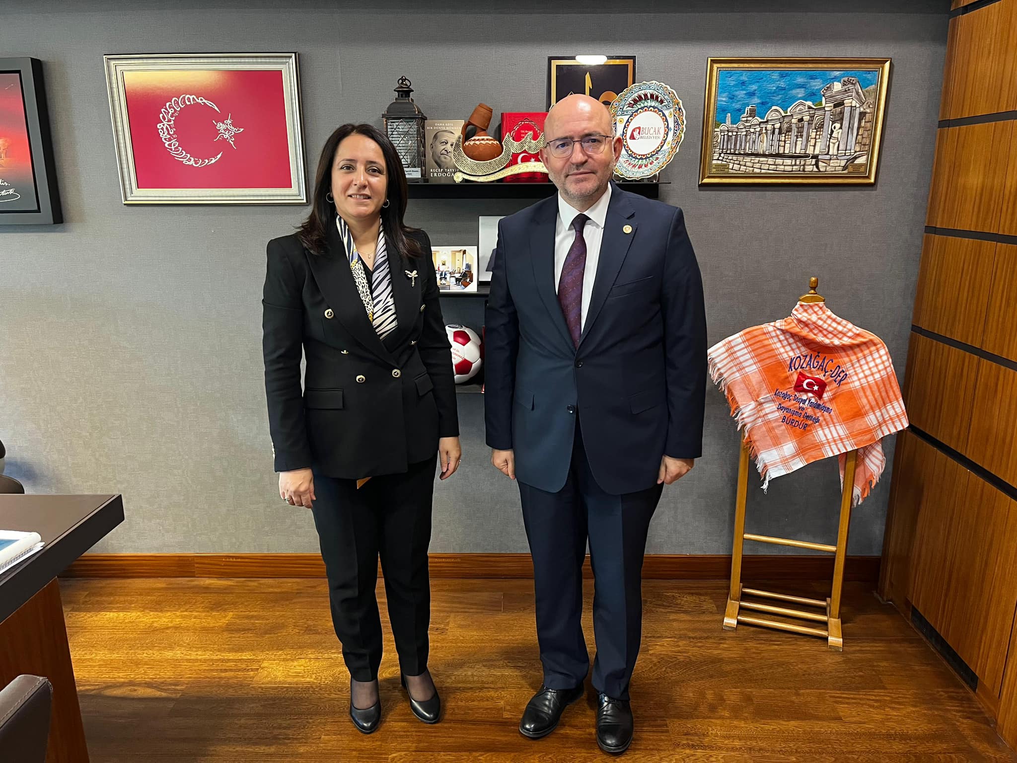 Burdur Valisi Tülay Baydar Bilgihan’dan Ankara’da Ziyaret Trafiği